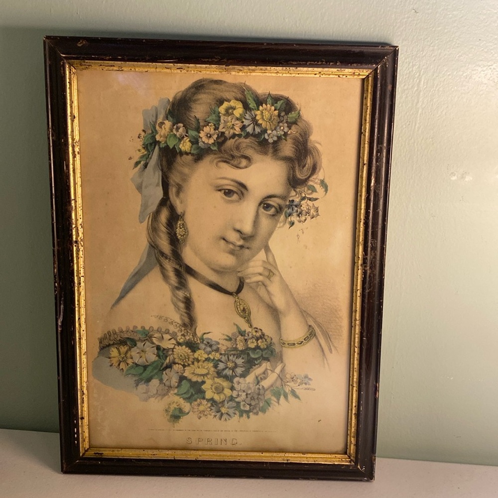 Currie & Ives “Spring” Framed Print